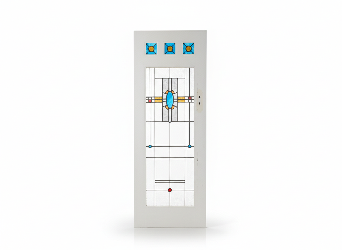 Set of 5 Federation Leadlight Doors