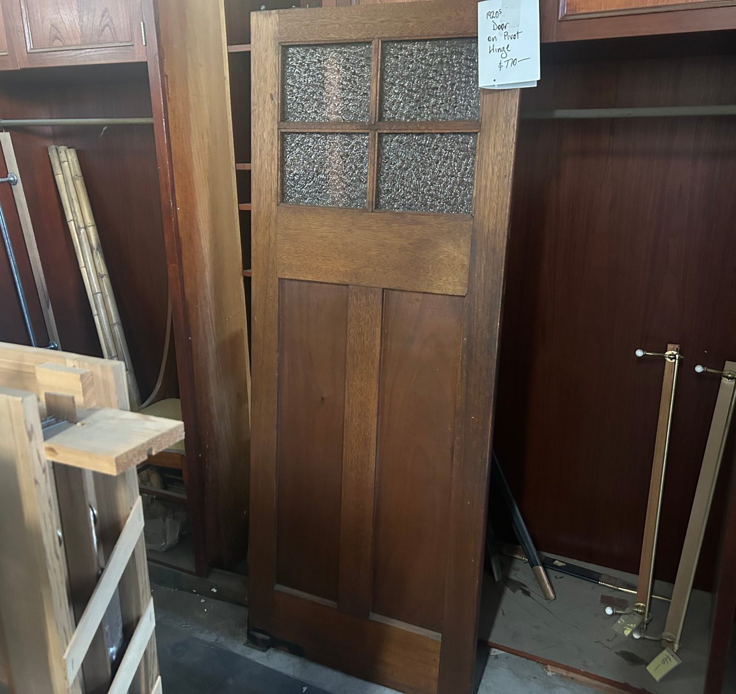 1920s Door on Pivot Hinge