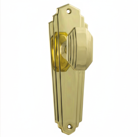 New Elwood Art Deco - Long Backplate - Chrome Plated - Brand New Tile