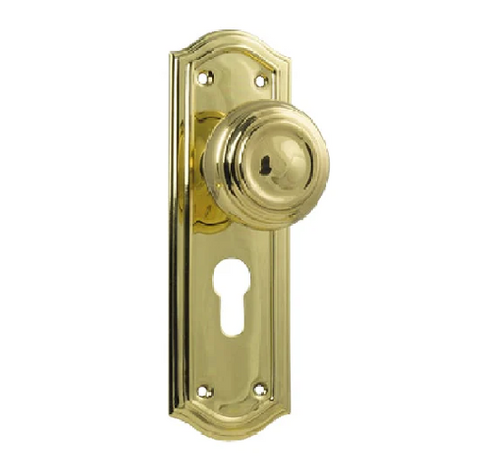 New Kensington Knob - Long Backplate - Chrome Plated - Brand New Tile