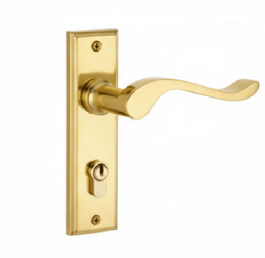 New Camden Lever - Long Backplate - Chrome Plated - Brand New Tile