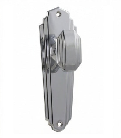 New Elwood Art Deco - Long Backplate - Chrome Plated - Brand New Tile