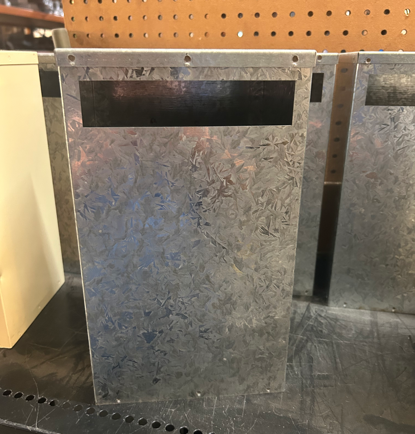 Galvanised Letter Box - 'Y' Horizontal Slot