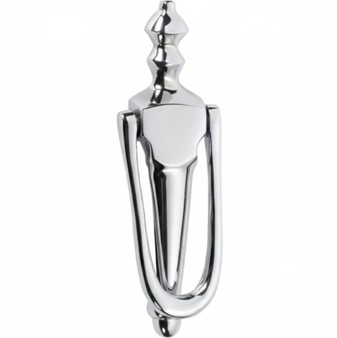 Victorian Door Knocker - Chrome Plated