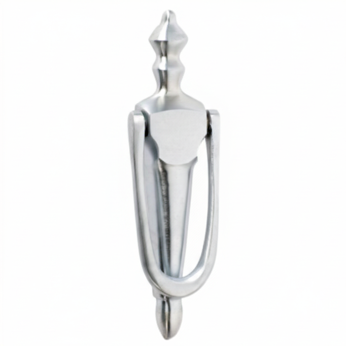 Victorian Door Knocker - Satin Chrome