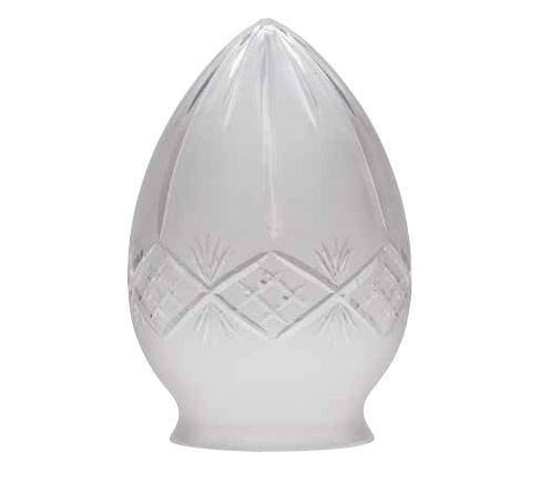 S1060 Cut Glass Egg Shape Shade G3