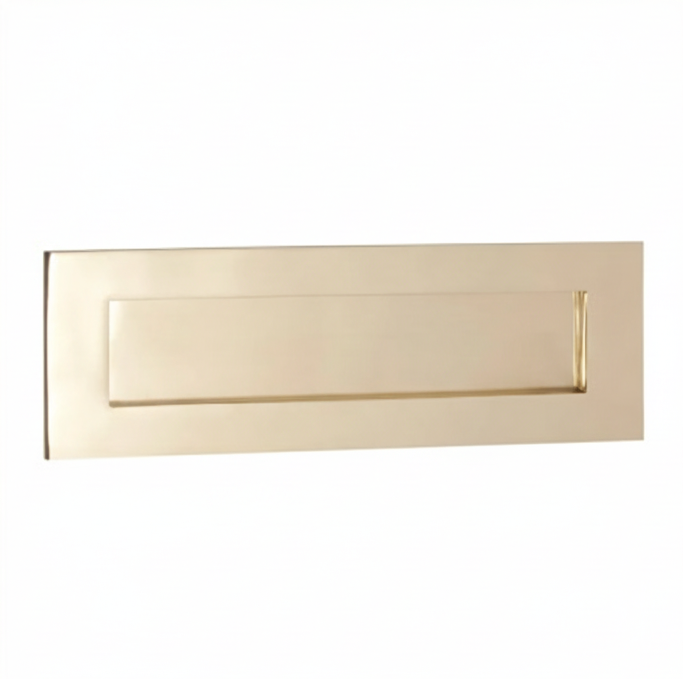 Letter Plates - Polished Brass - 300mm x 100mm