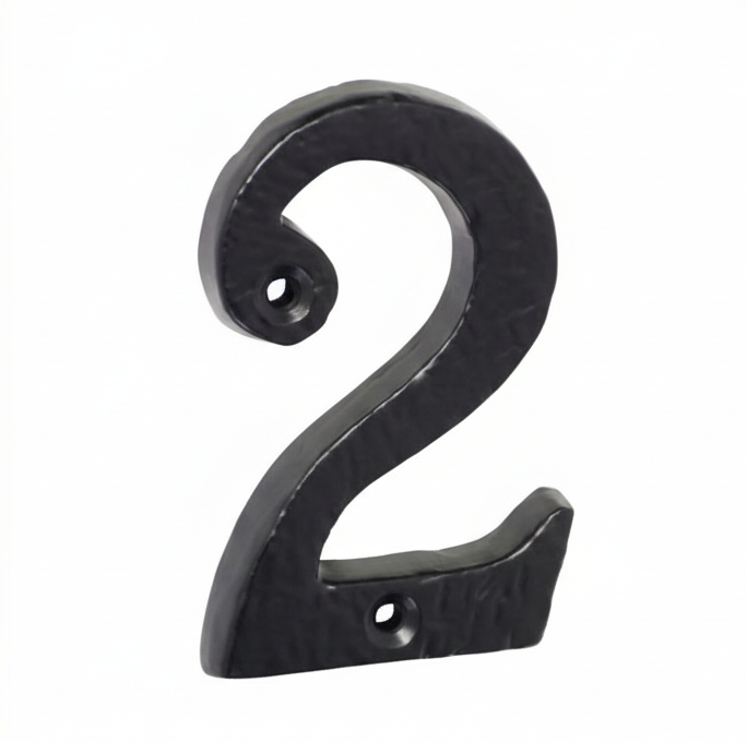 Numerals - 2 - Matt Black