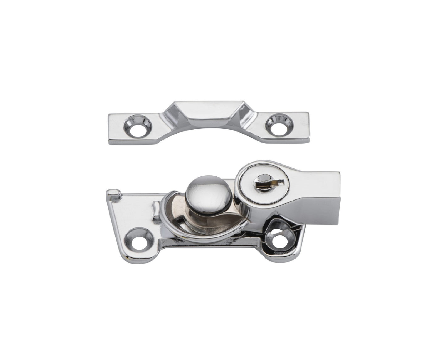 Wide Base Key Operated Locking Sash Fastener