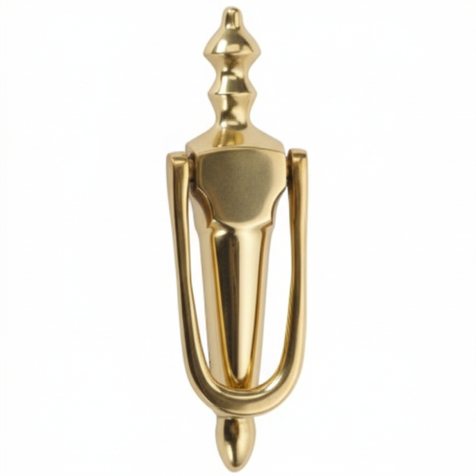Victorian Door Knocker - Unlacquered Polished Brass