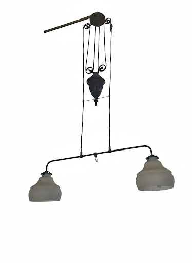 2 Light Hawthorn Antique Bronze w/ suspension