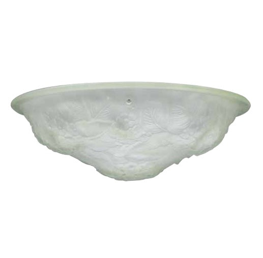 S1018 Round glass acid frost bowl