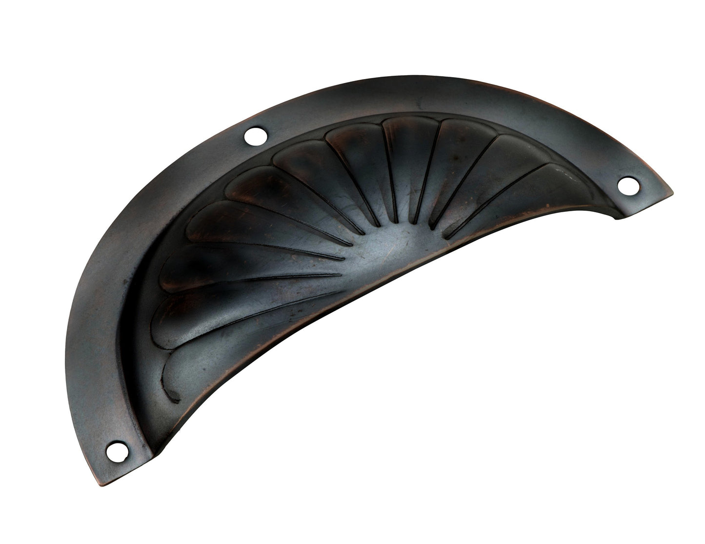 Fluted Drawer Pull - Sheet Brass