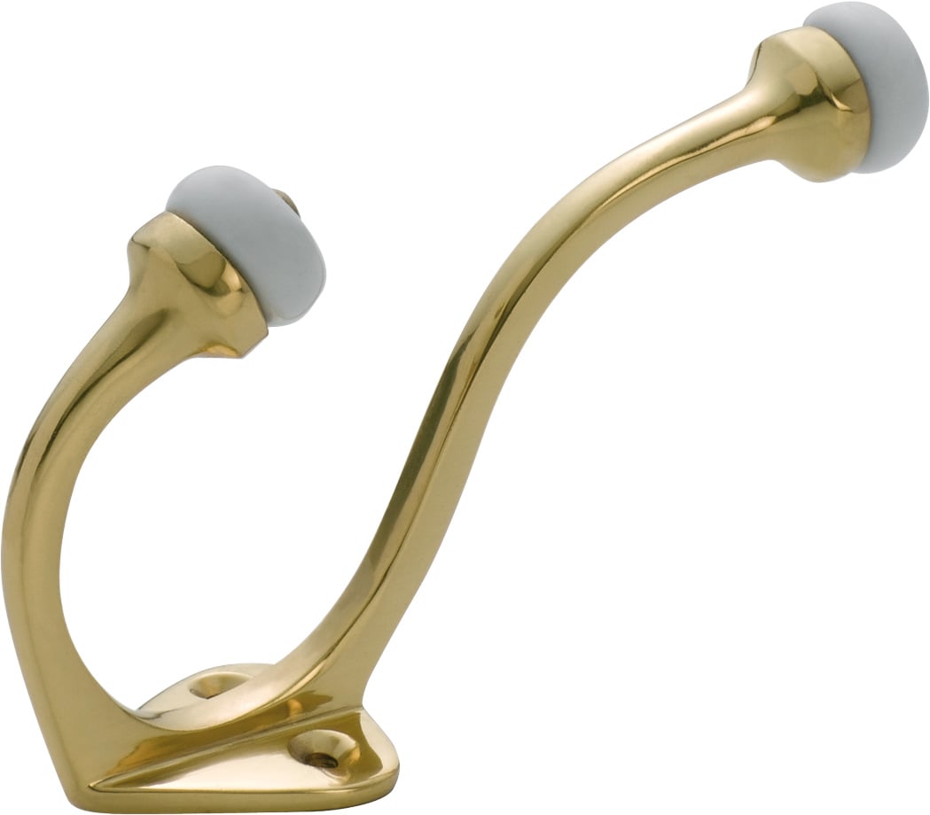 Porcelain Tip Hat & Coat Hooks