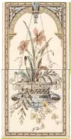 Hanging Basket Series - 4272STO - Original Vintage Salvage Tile