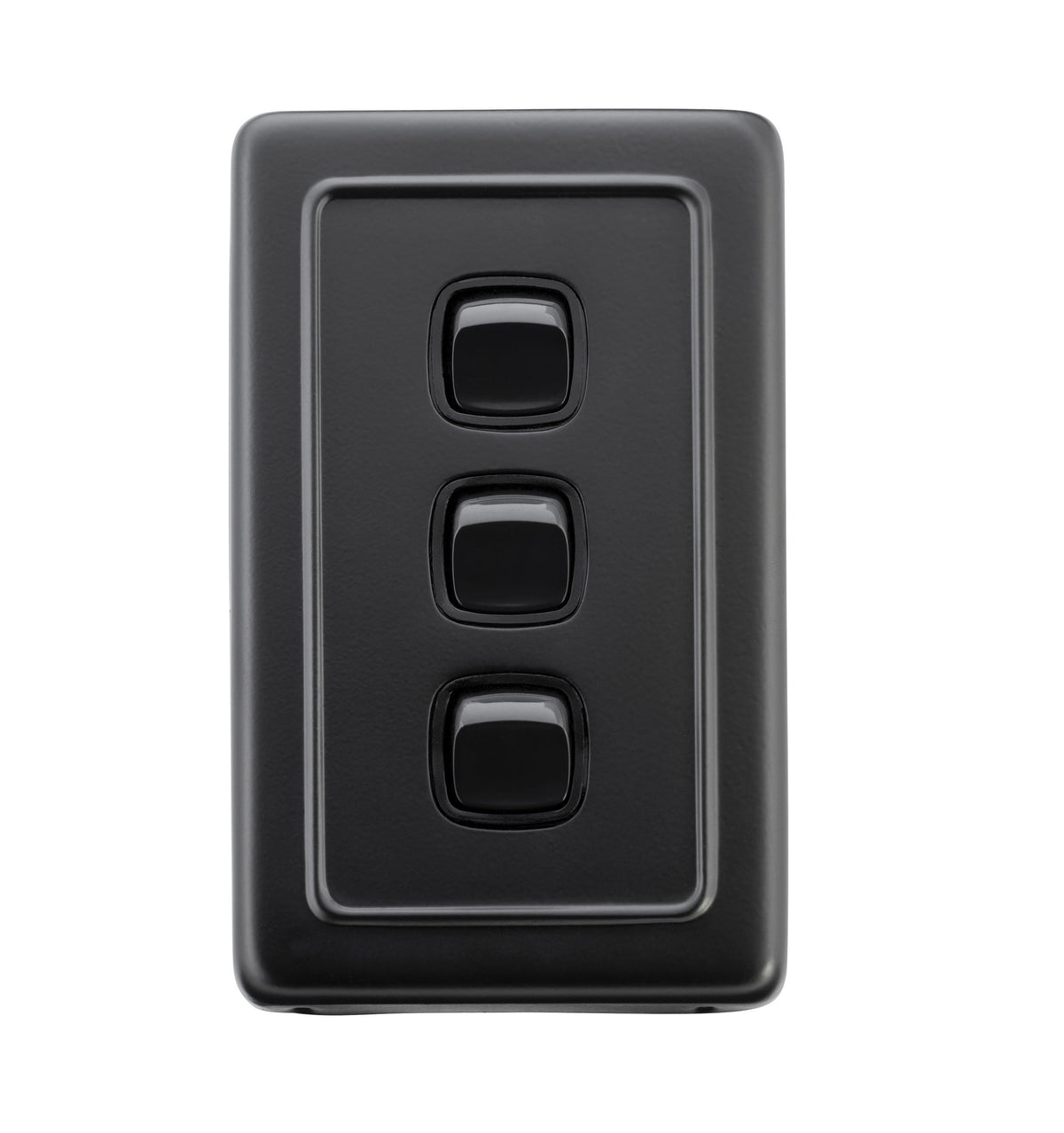 3 Gang Flat Plate Rocker Switches – W72mm