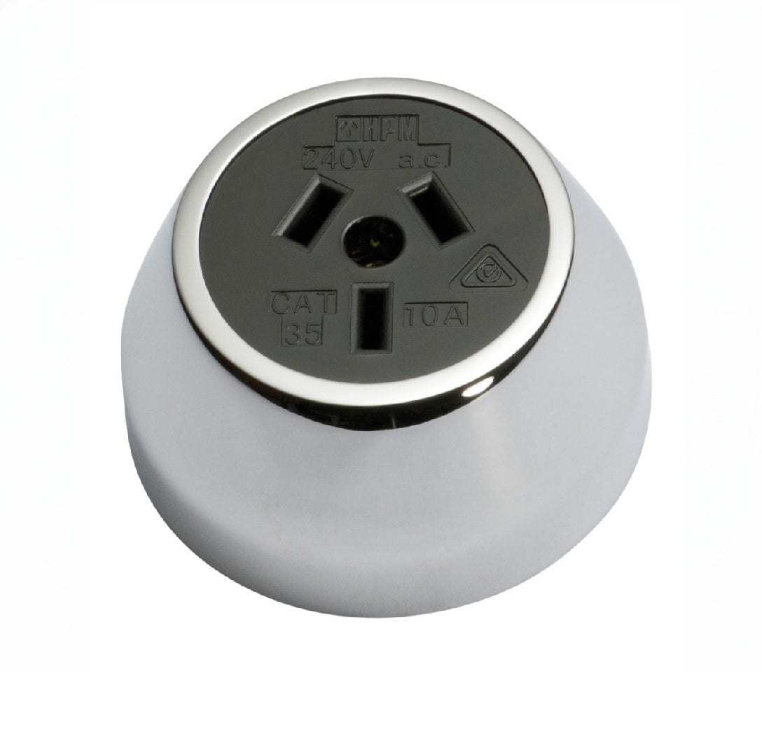 Federation Sockets (Black) - Chrome Plated
