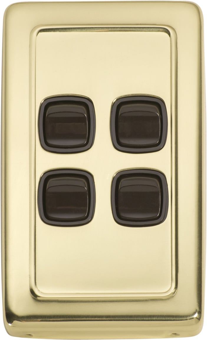 Gang Flat Plate Rocker Switches