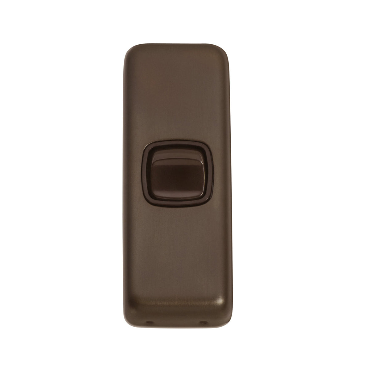1 Gang Flat Plate Rocker Switches – W30mm - Antique Brass