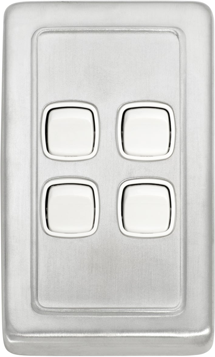 Gang Flat Plate Rocker Switches