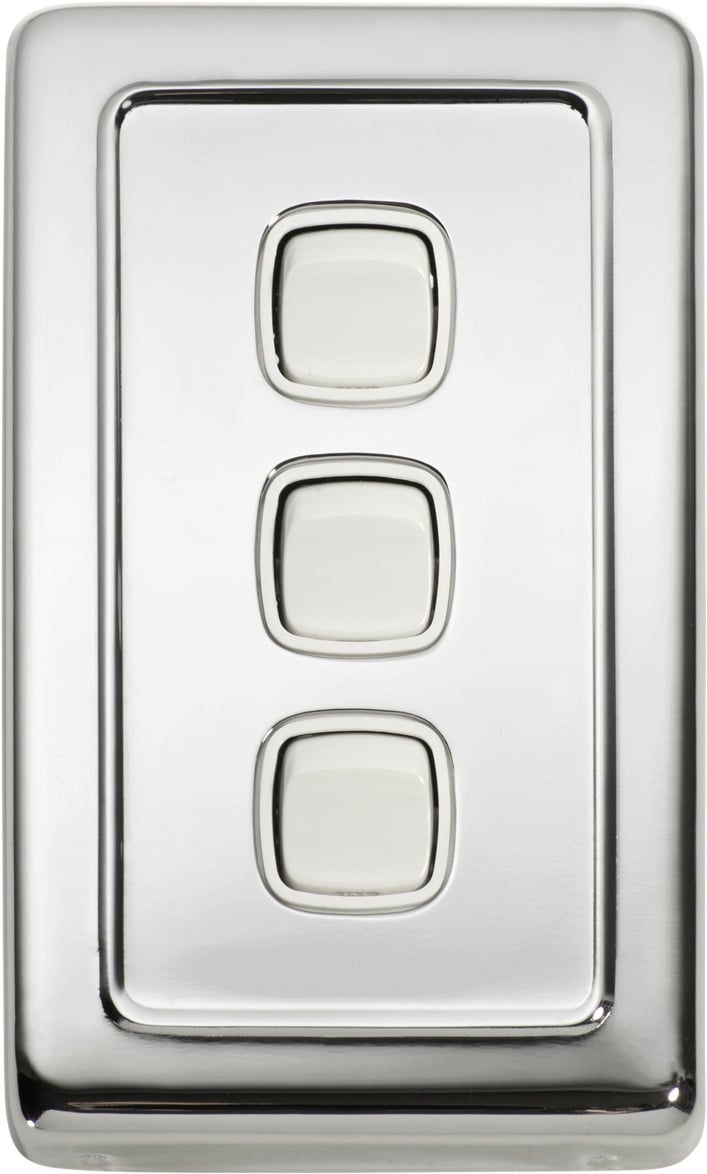 Gang Flat Plate Rocker Switches