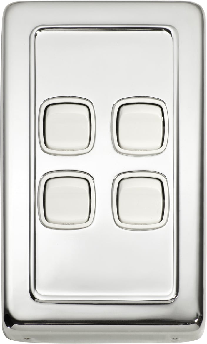 Gang Flat Plate Rocker Switches