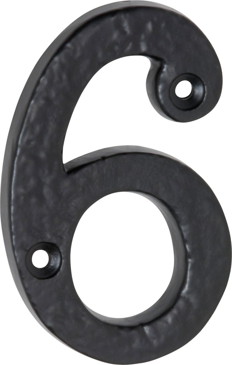 New House Numerals - Matt Black - Brand New Tile