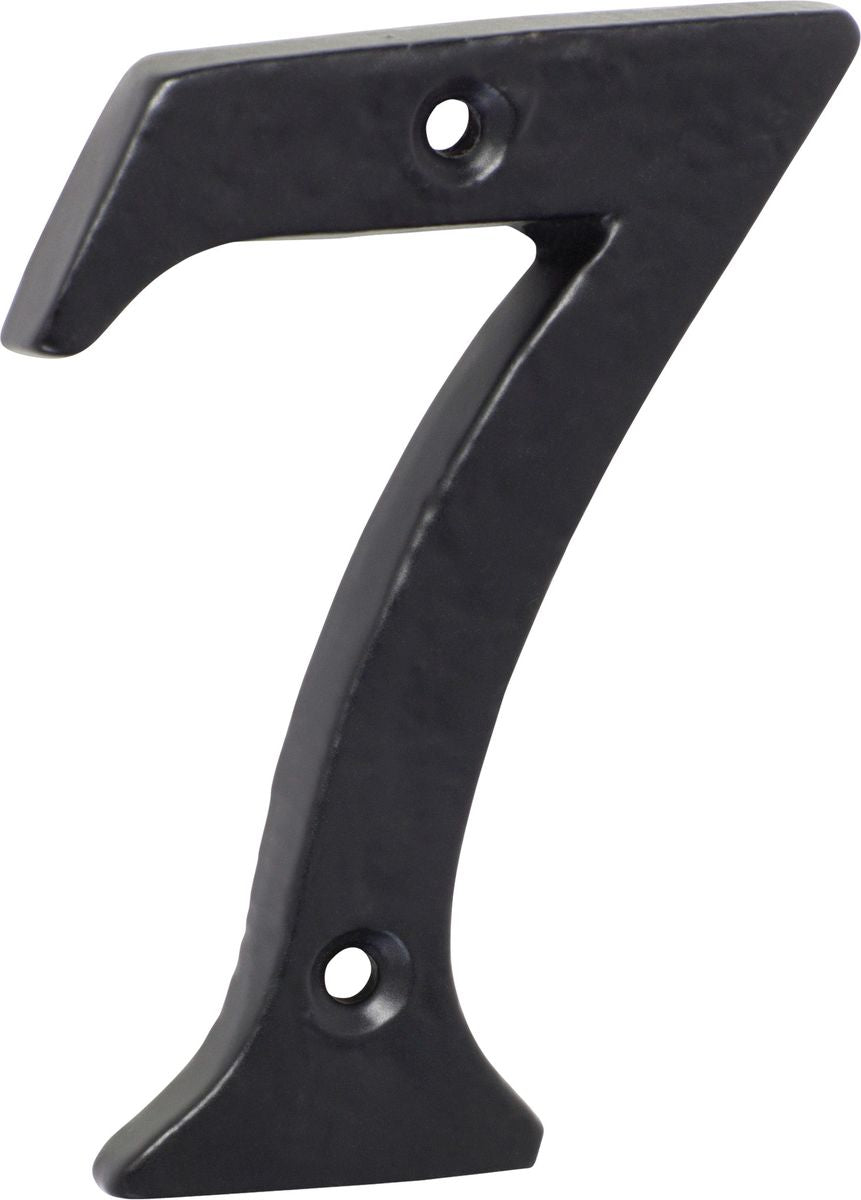 New House Numerals - Matt Black - Brand New Tile