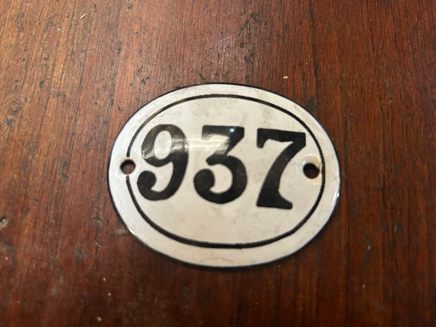 Discontinued Enamel Numbers
