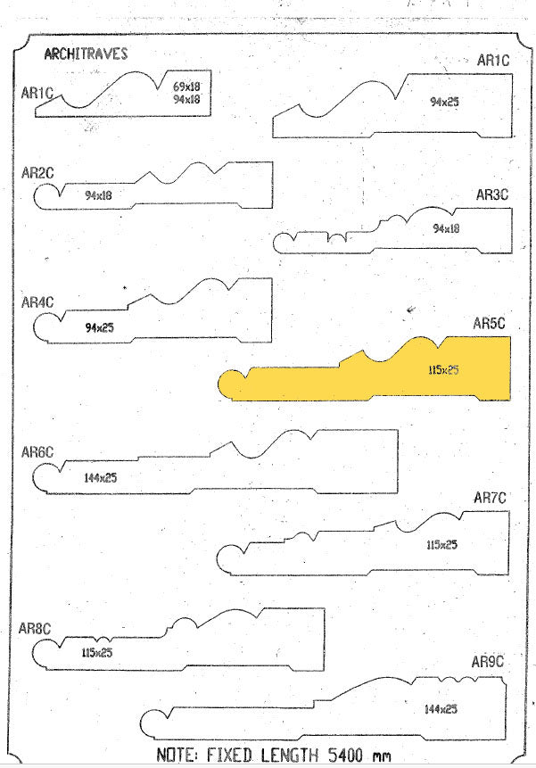 Architraves AR5C