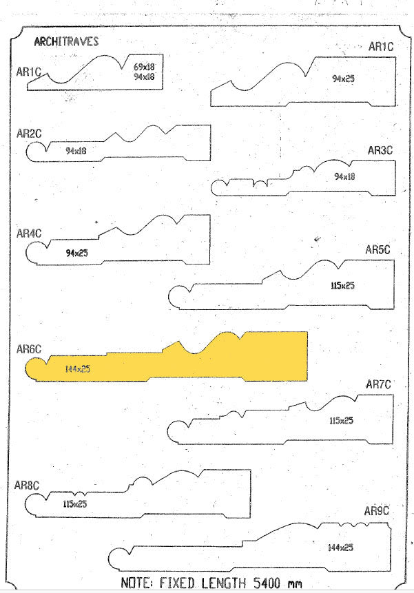 Architraves AR6C