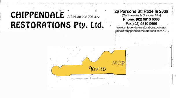 13P Pine Architraves