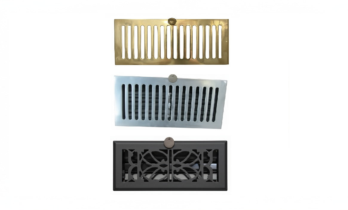 Brass Cast Floor Vents