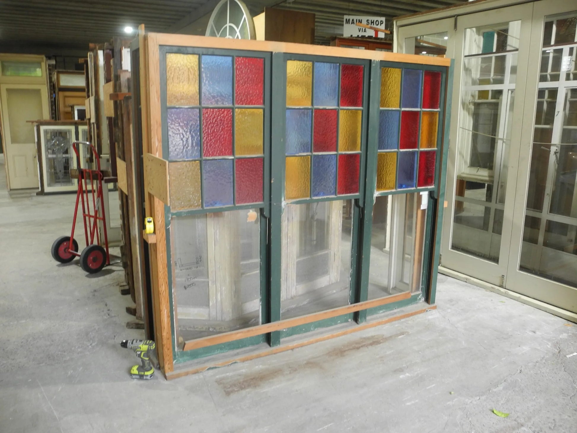 Double Hung Bay Window - Original Vintage Salvage Window