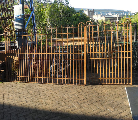 Pair Driveway Gates - Original Vintage Salvage Tile