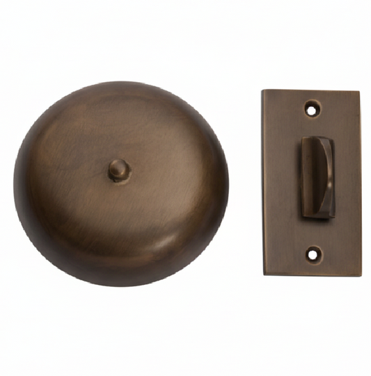 New Plain Turn Bells - Antique Copper - Brand New Tile