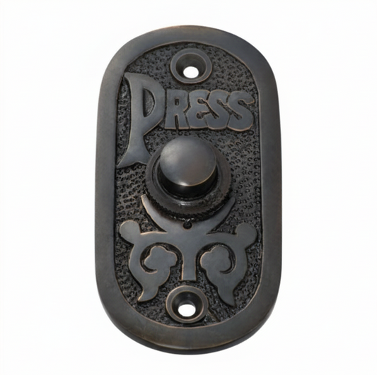 New Bell Push "Press" - Polished Brass - Brand New Tile