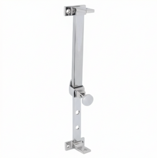 New Telescopic Pin Casement Stay - Antique Brass