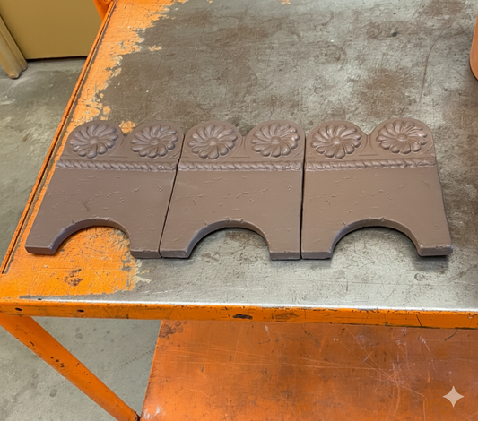 Glazed Garden Edge Tiles