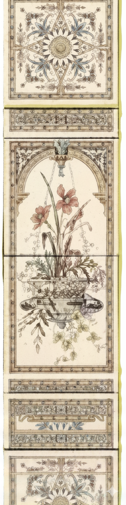 Hanging Basket - Original Vintage Salvage Tile