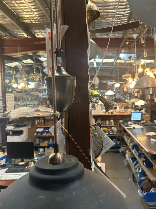 Counterweight Suspension Antique Brass - Polished Brass - Original Vintage Salvage Tile