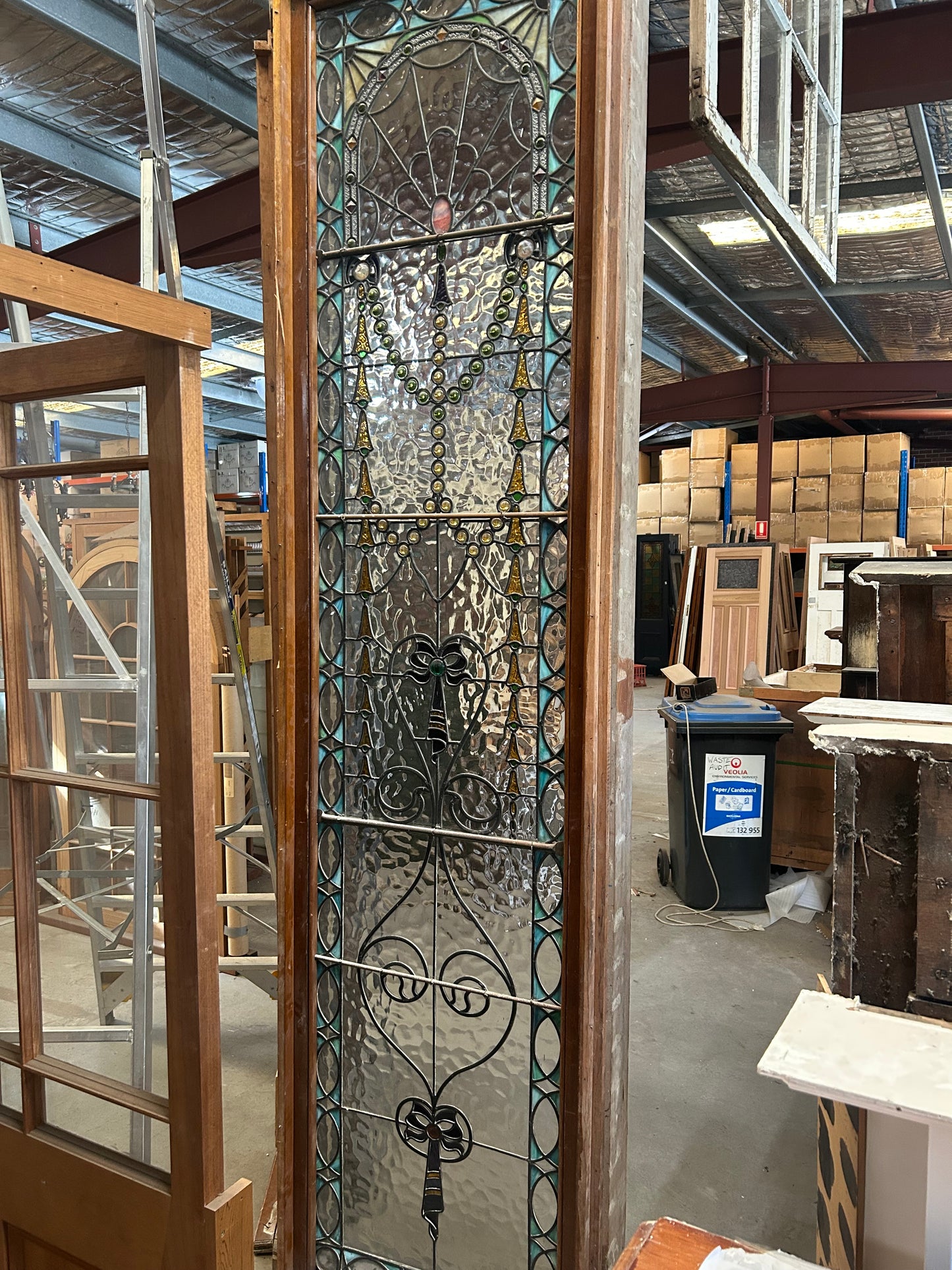 Large Leadlight Feature Windows (Side Windows)