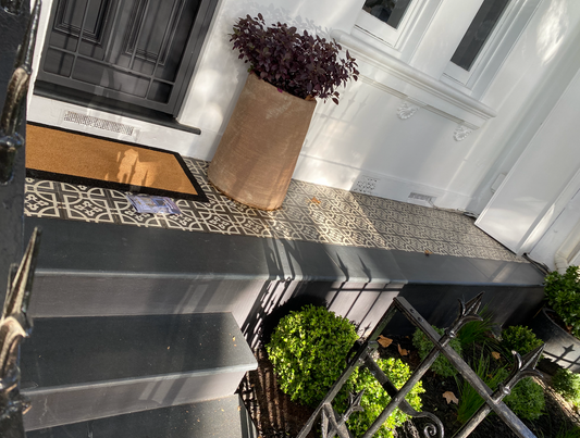 Black Granite Bullnose Slate Step Treads