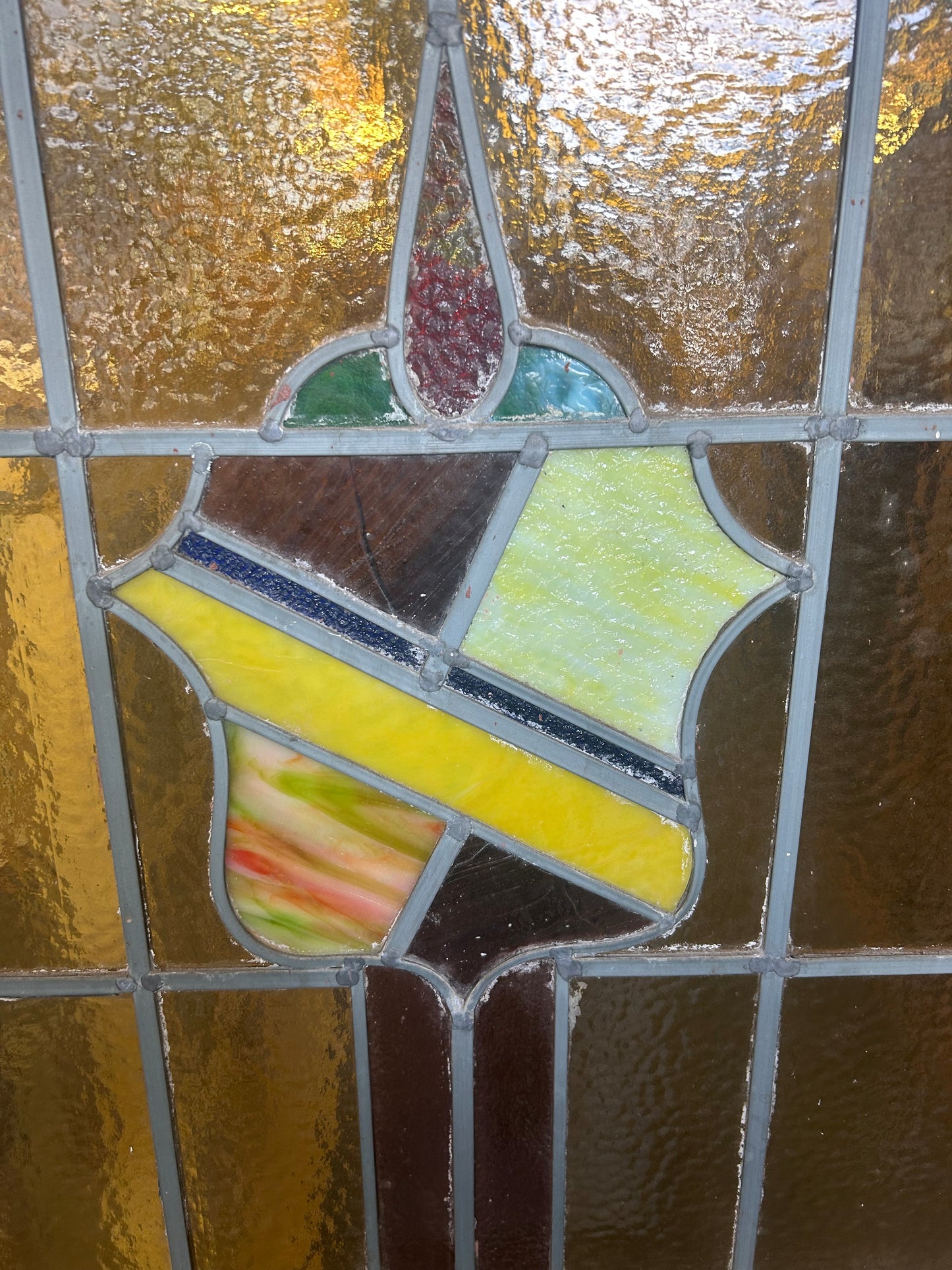 Single Hung Leadlight Window