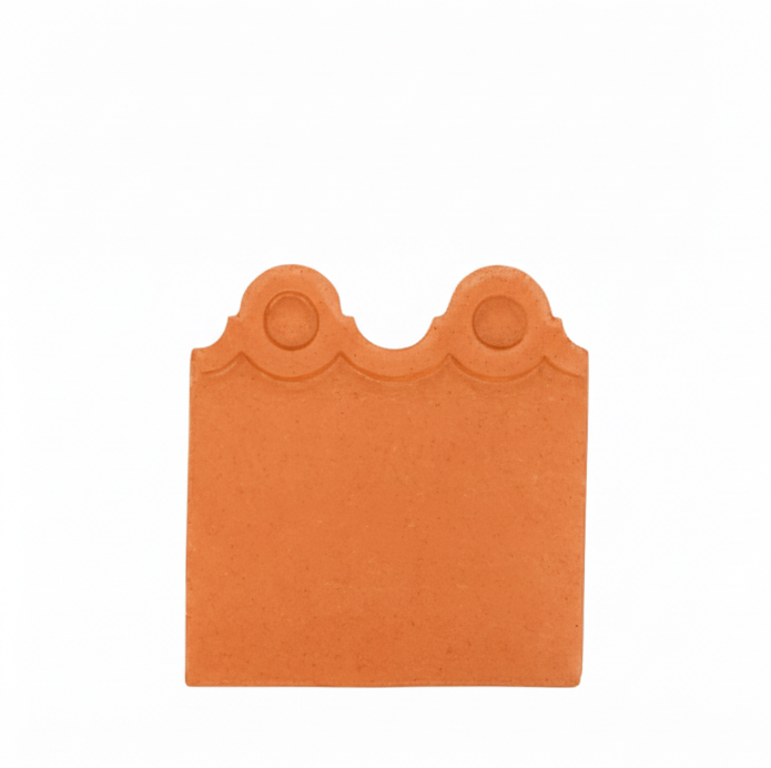 Terracotta Garden Edge Tiles - Prince Of Wales - Original Vintage Salvage Terracotta Tile Edging