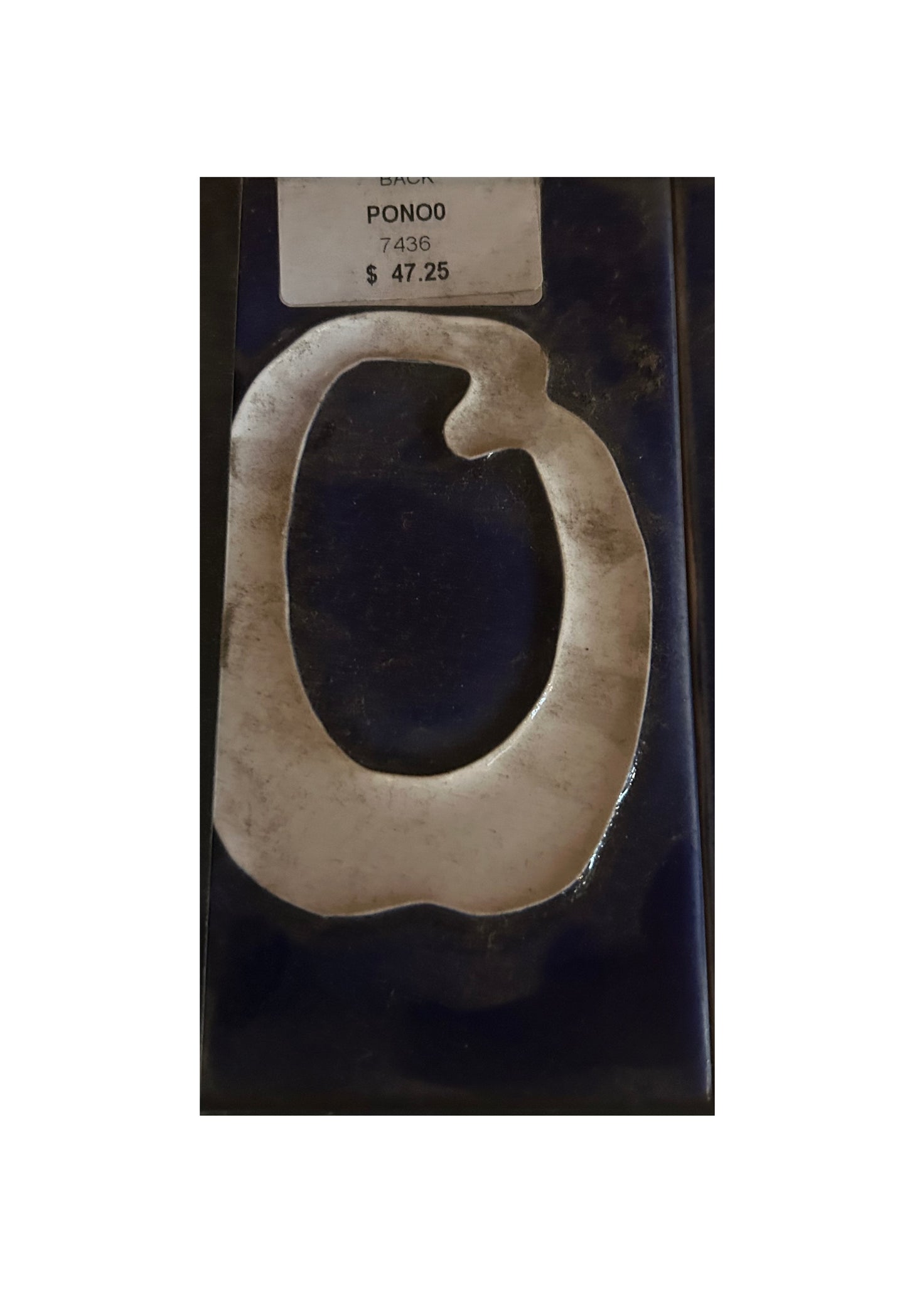 French Style Blue and White Numbers