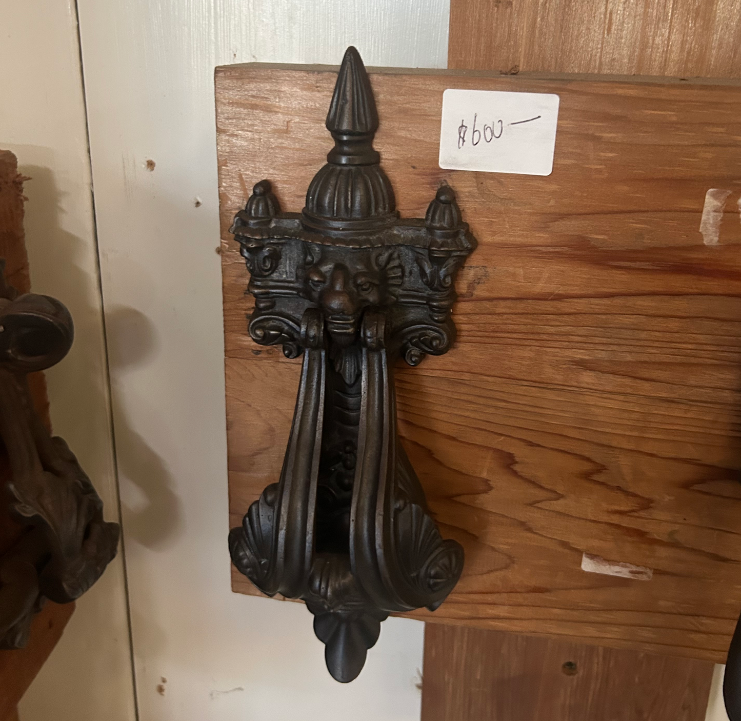 Victorian Cast Iron Face Door Knocker