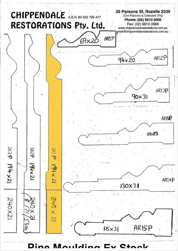 Pine Skirting 1P