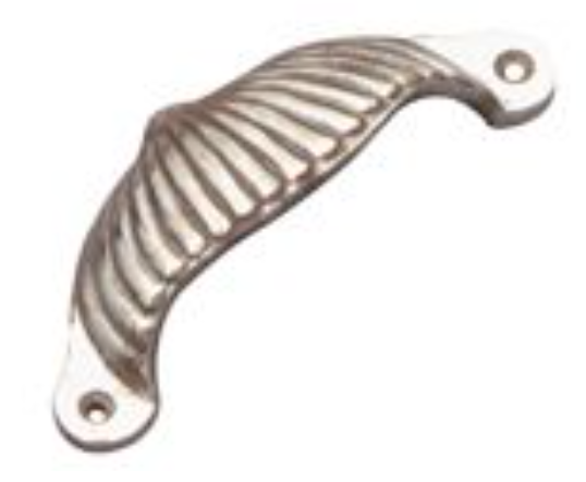 Drawer Pull - Polished Iron - 23mm