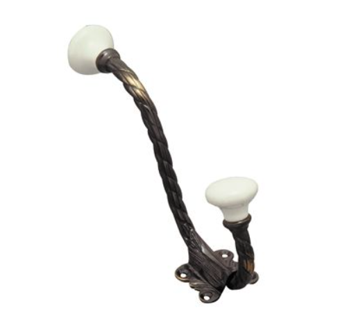 Hat & Coat Hook - Antique Bronze - 150mm